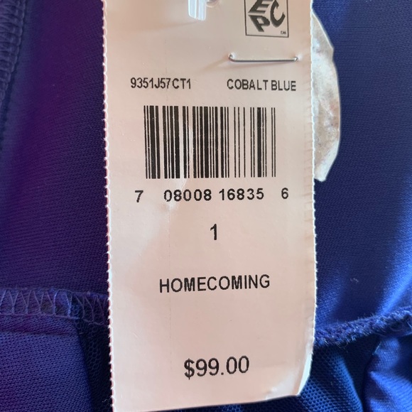 City Studio, One shoulder blue, size 1 Dress. - Picture 10 of 12